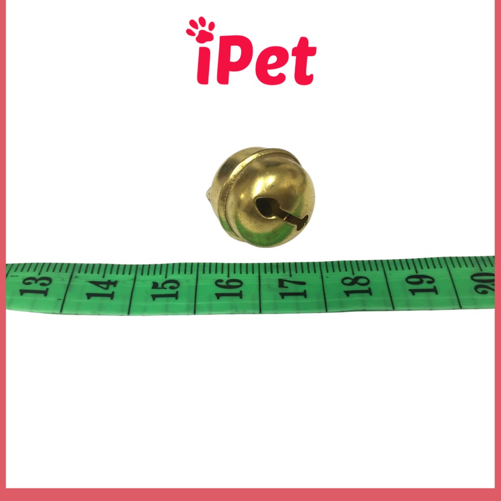 Chuông lục Lạc Inox Mạ Vàng - Đồ Chơi Thú Cưng Chó Mèo - iPet Shop