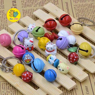Móc Khóa Gắn Chuông - Chuông lục lạc  cute đeo cổ chó mèo 22mm nhiều màu sắc Pet1989