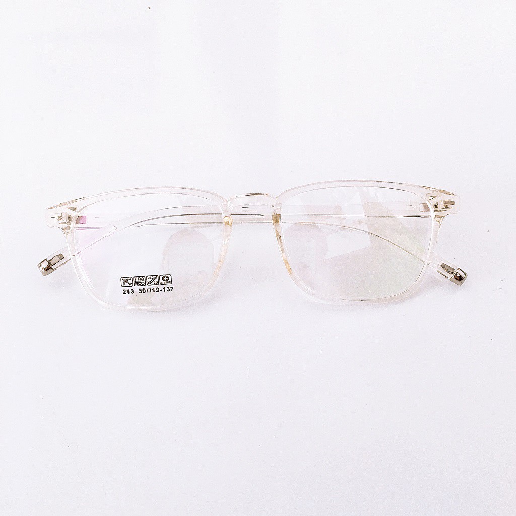 [Mã SKAMCLU7 giảm 10% cho đơn từ 0Đ] Gọng kính cận vuông nhựa dẻo 213 Anh Shop + nhận cắt tròng cận viễn loạn | BigBuy360 - bigbuy360.vn