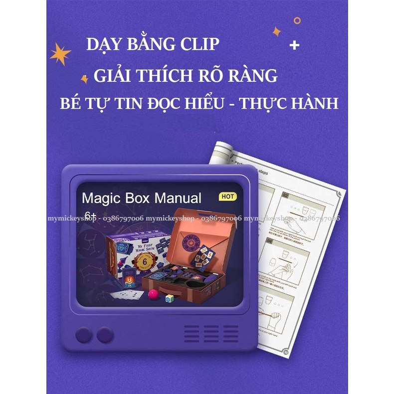 Bộ đồ chơi Mideer ảo thuật gia nhí BUỔI BIỂU DIỄN ĐẦU TIÊN CỦA TÔI My First Magic Show cho bé từ 6 7 8 tuổi