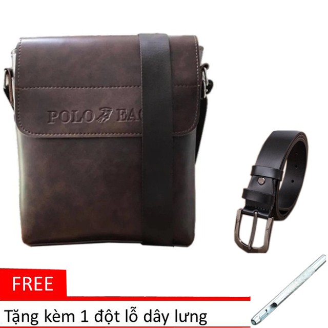 [Mã FAGREEN1505 giảm 10% tối đa 30k đơn từ 99k] COMBO TÚI ĐEO CHÉO NAM + THẮT LƯNG NAM 1