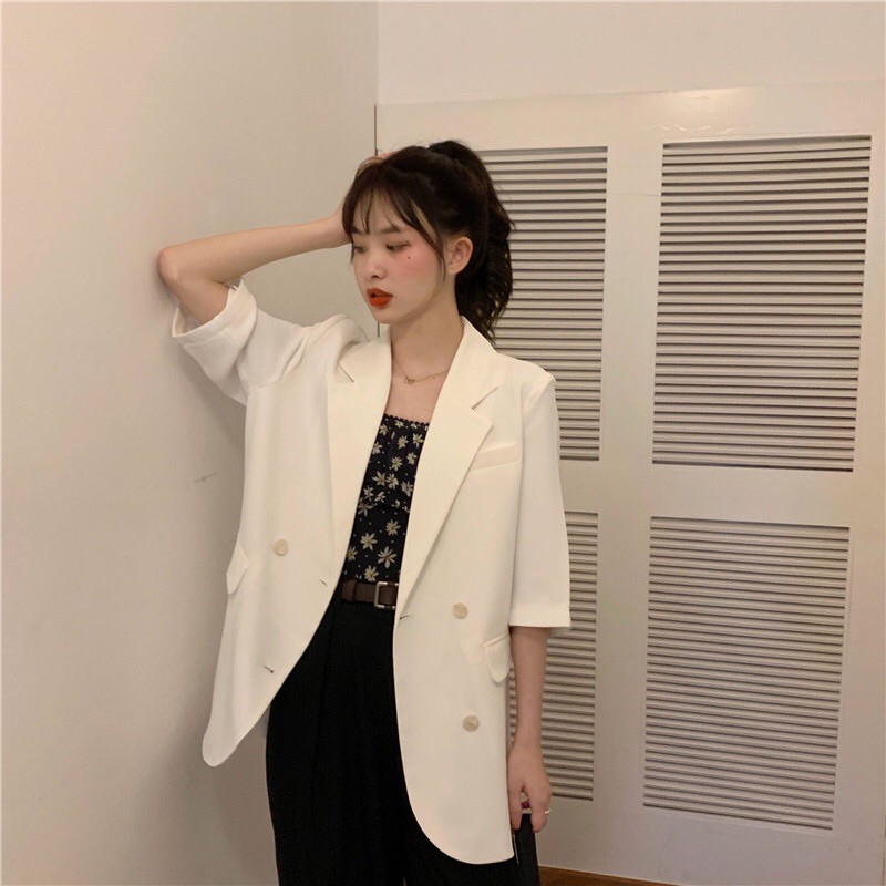 [bunny] Áo blazer cộc tay phong cách nhẹ nhàng | BigBuy360 - bigbuy360.vn