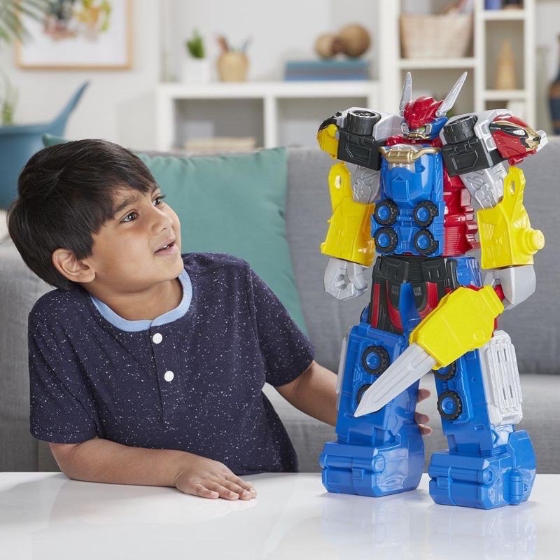 [HÀNG CHÍNH HÃNG] Đồ chơi mô hình Robot khổng lồ Power Rangers Beast Morphers Megazord 20inch cao 50cm