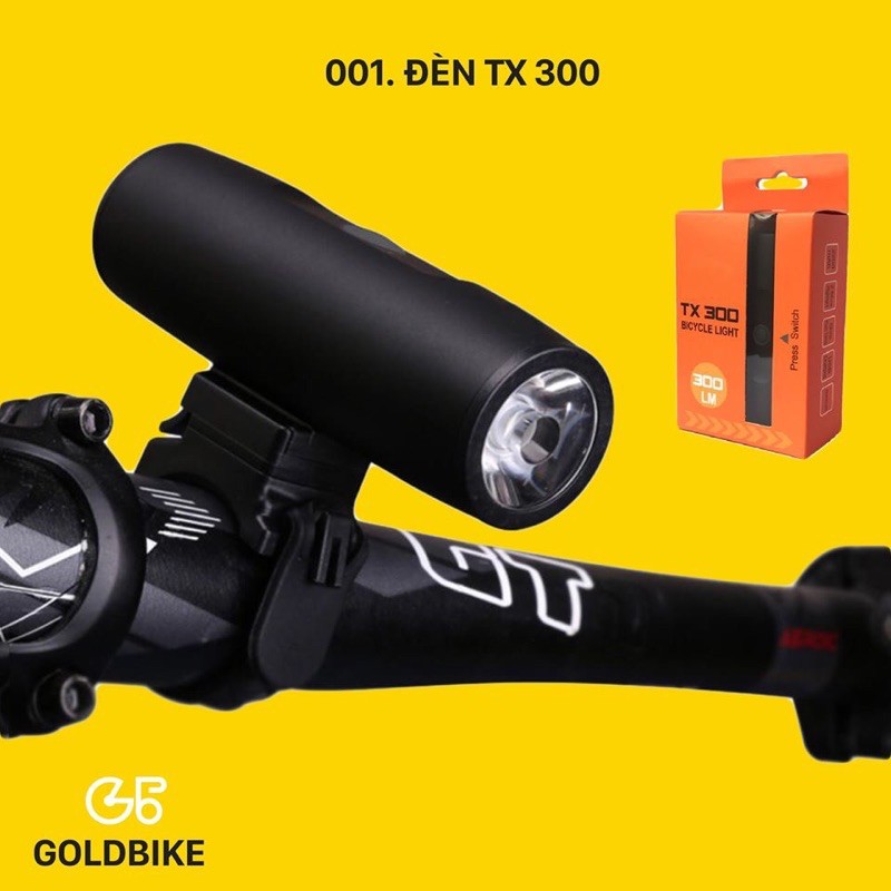 Đèn trước xe đạp siêu sáng TX300