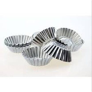 Khuôn bánh tart viền hoa bằng nhôm