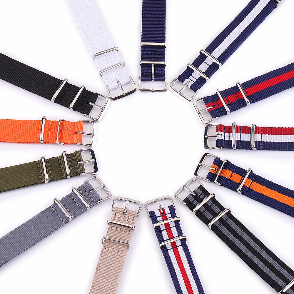 Watchband Military Quality Nylon ZULU NATO 20mm Watch Strap