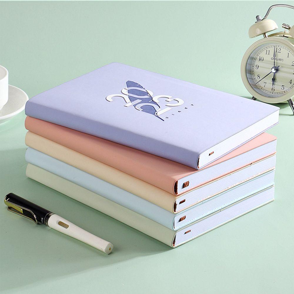 Sổ Ghi Chép Nhật Ký 365 Ngày / Tuần / Tháng Hình Lông Vũ 3D QUINTON A5 Agenda Làm Quà Tặng Tháng Dành Cho Bé Gái