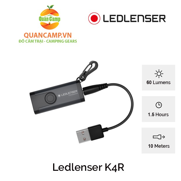 Đèn pin móc khóa Ledlenser K4R