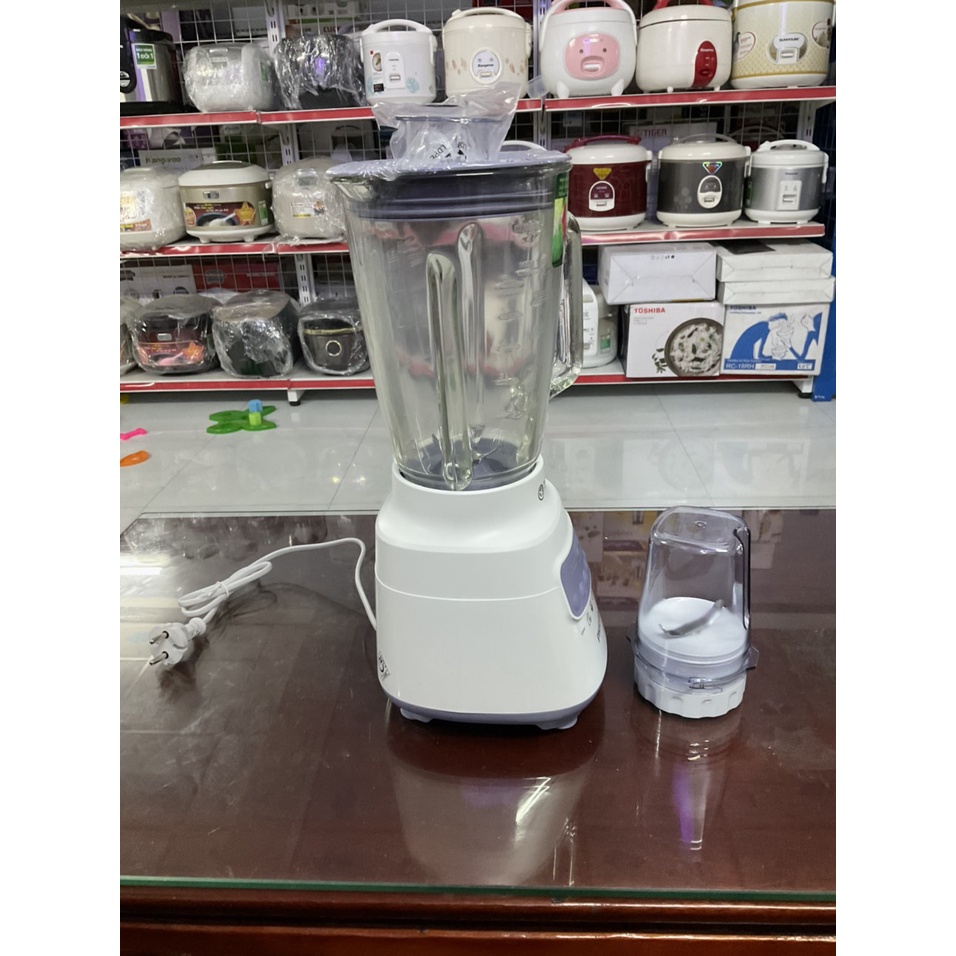 Máy xay sinh tố Philips HR2222/00 cối lớn thủy tinh - Hàng trưng bày