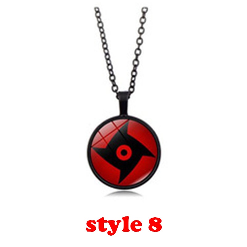 Vòng cổ mặt hình đôi mắt của uchiha itachi trong naruto