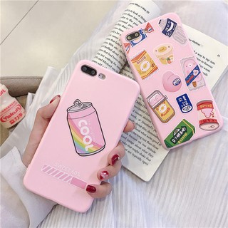 ỐP IPHONE 7/8Plus/X/XS/XS Max MÀU HỒNG SIÊU CUTE SILICON MỀM CAO CẤP - ỐP IPHONE