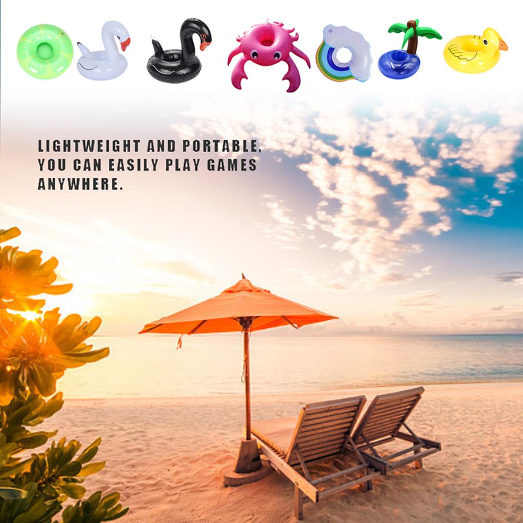 Set 7 Tấm Lót Cốc Nước Bằng PVC Họa Tiết Hoạt Hình Dễ Thương Tiện Dụng