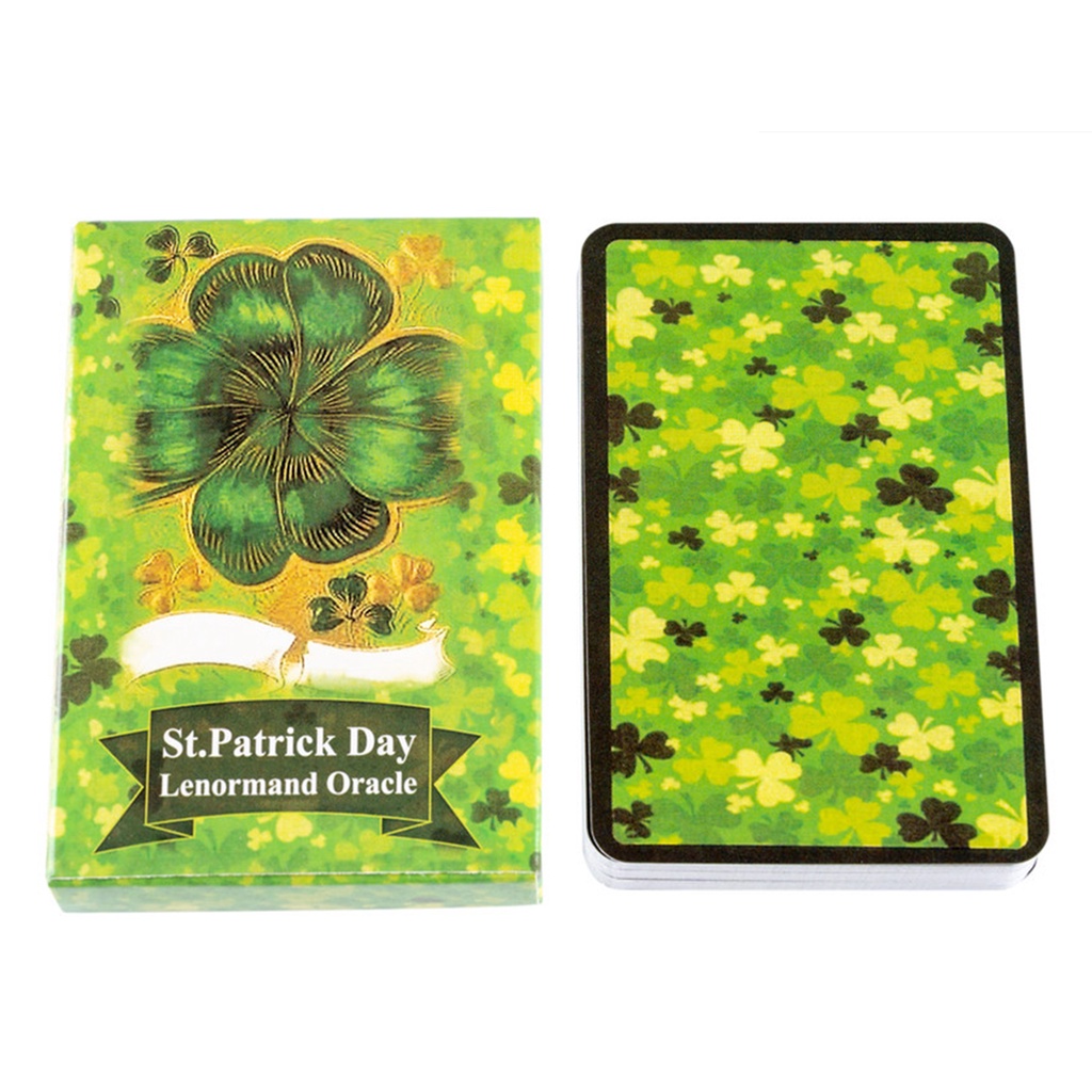 St Patrick Day Lenormand Oracle | Bộ Bài Tarot Phiên Bản Tiếng Anh Chất Lượng Cao | Bộ Bài Tarot Bí Ẩn Dành Cho Trẻ Em Và Người Lớn