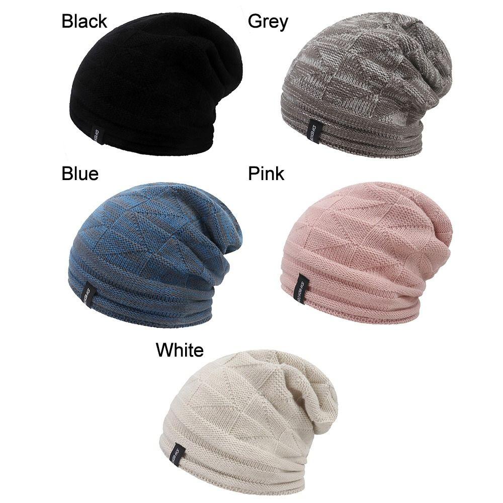 Mũ Beanie Cotton Màu Trơn Dễ Thương 5 Màu Lựa Chọn
