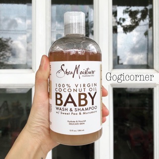 TẮM GỘI VÀ BODY LOTION CHO BÉ SHEA MOISTURE 100% VIRGIN COCONUT OIL BODY WASH & SHAMPOO