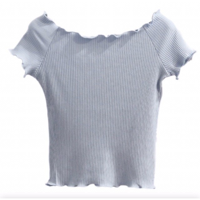 Áo Nữ - Áo Trễ Vai Nữ Thun Gân Tay Ngắn - Thời Trang Nữ AnAn - CRT13 | BigBuy360 - bigbuy360.vn