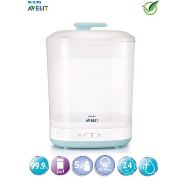 [FREESHIP] Máy tiệt trùng bình sữa Philips avent 2 trong 1.