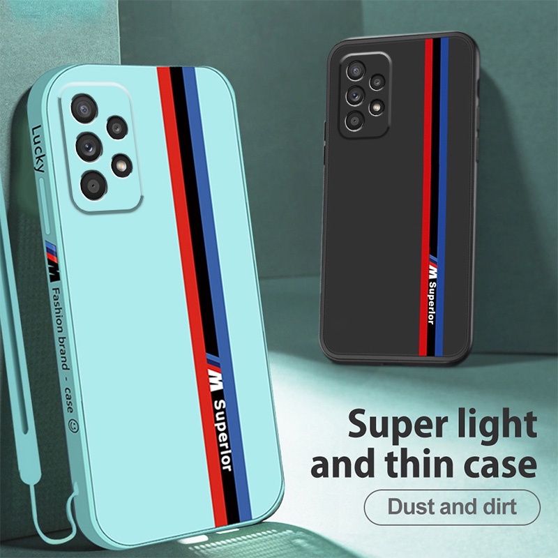 Ốp Điện Thoại Silicon Mềm Hình Logo BMW Cho Samsung Galaxy A53 A33 A23 A13 A73 A52 A72 A52S A32 A23 4G 5G