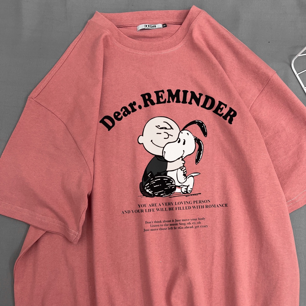 Áo thun tay lỡ MEANSTORE phông cotton Unisex nam nữ tee oversize form rộng pull Ulzzang vải mát - Áo Crunchy