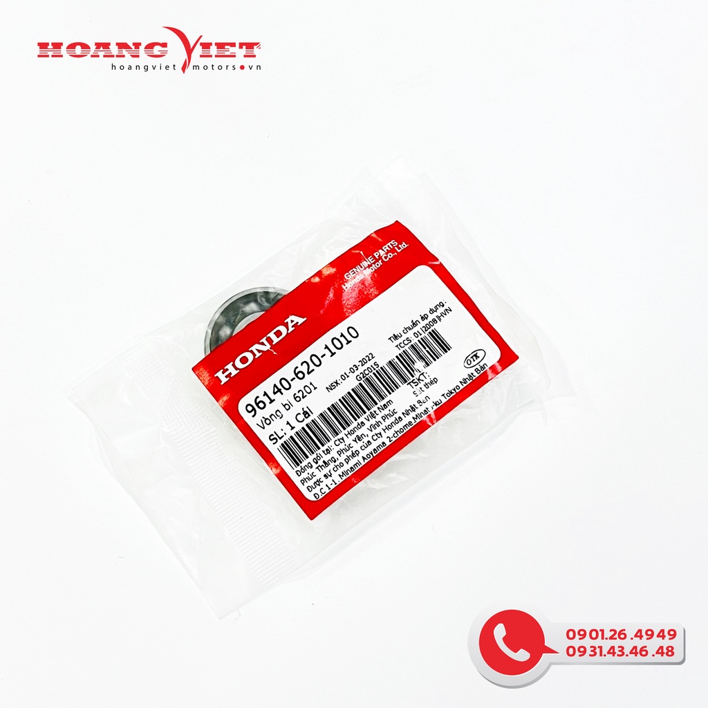 Vòng bi 6201 - Dùng chung các dòng xe - 961406201010