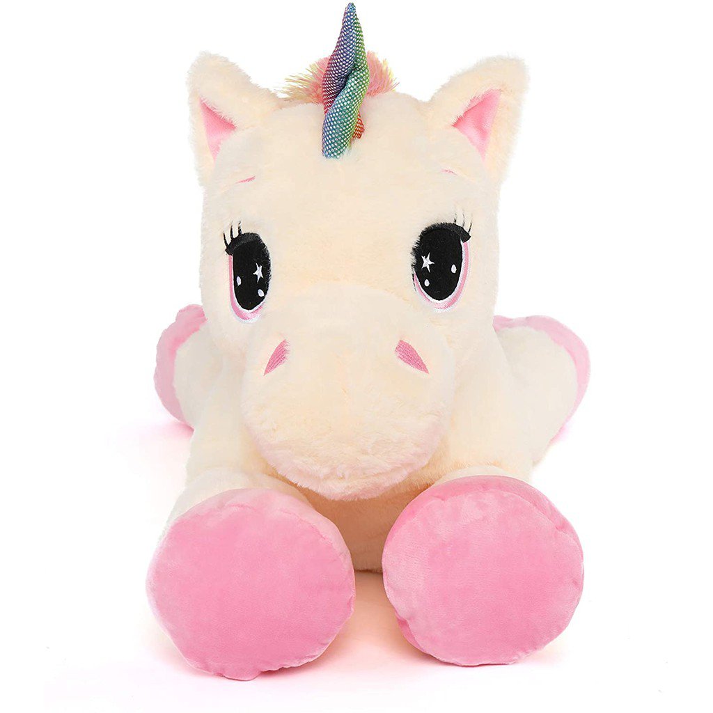 AIXINI 30-80cm Unicorn Stuffed Toy Plush Toy Gaint, 30-80cm Cute Soft Unicorn Plush Stuffed Animal Toy Doll, Gift for Kids Babies Birthday Party Home Décor