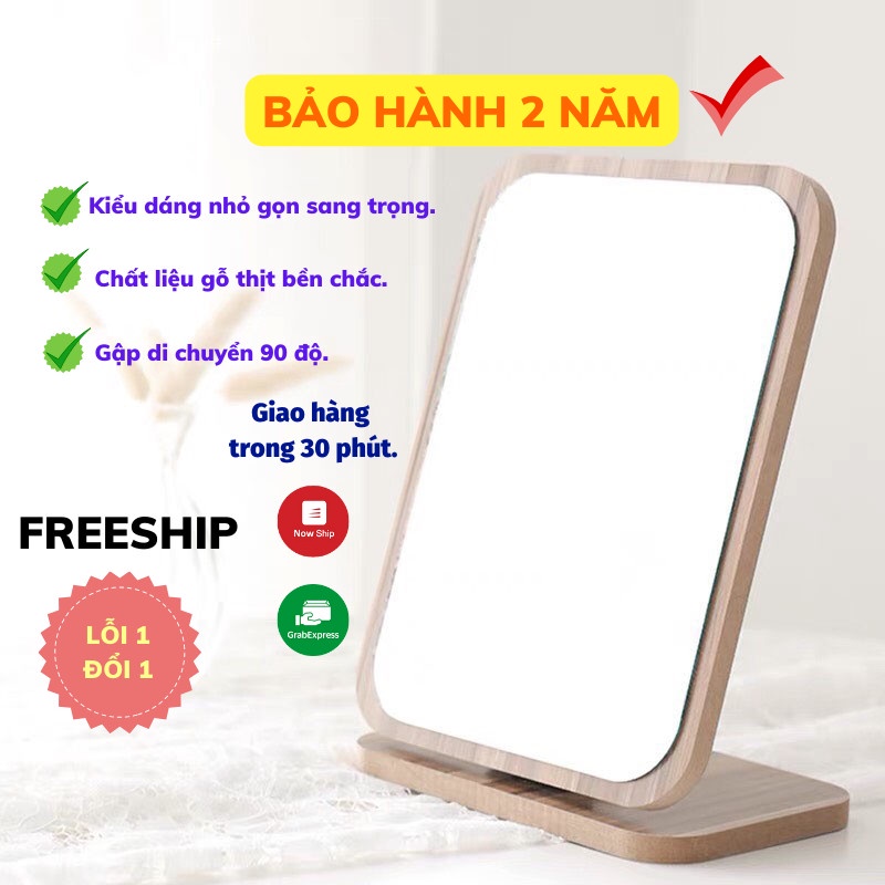 Gương Để Bàn, Gương Trang Điểm Phong Cách Hàn Quốc L1