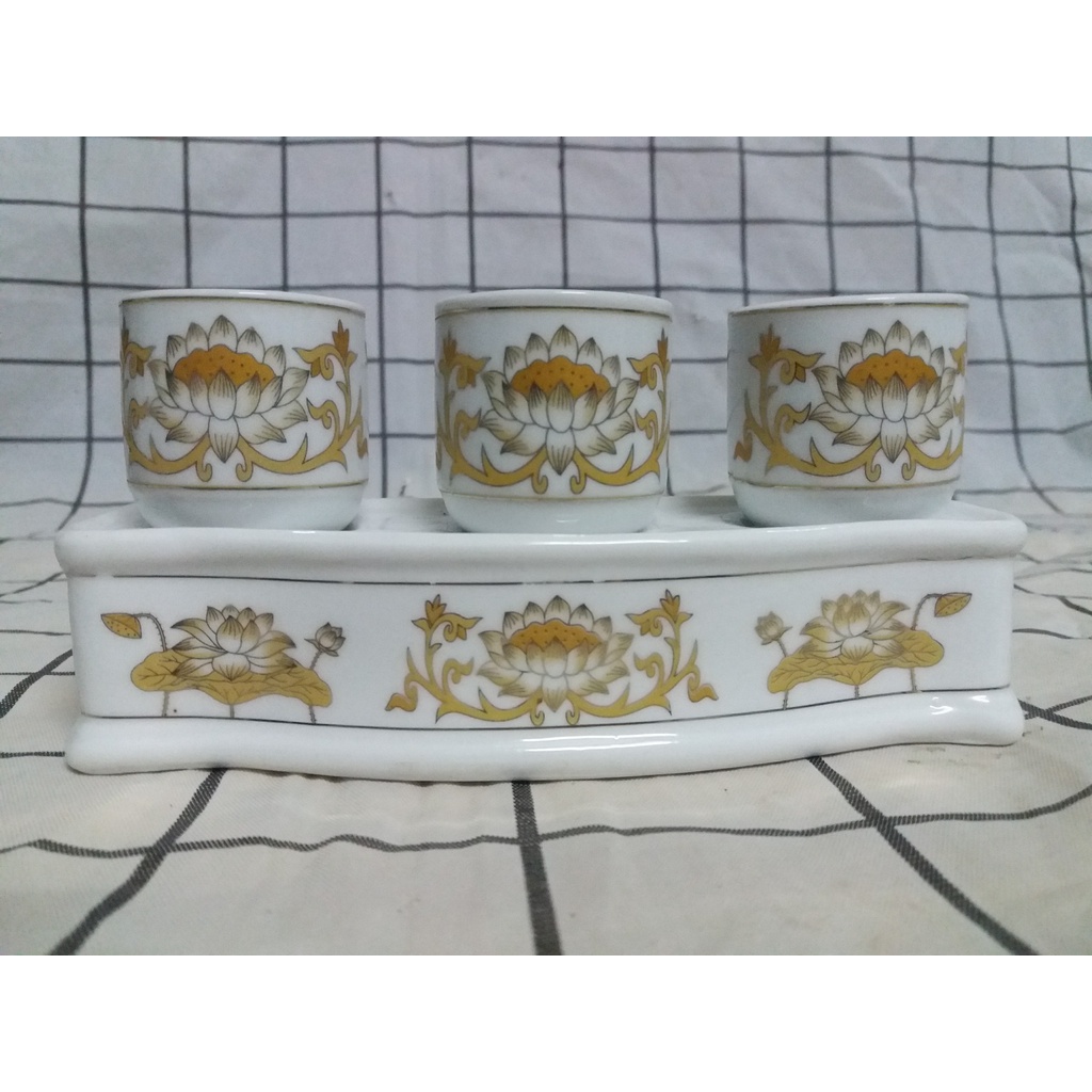 Bộ 3 chung nước không nắp