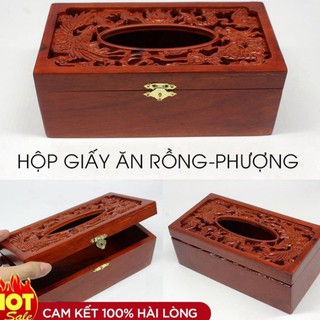 Hộp đựng giấy long phụng Hàng cao cấp