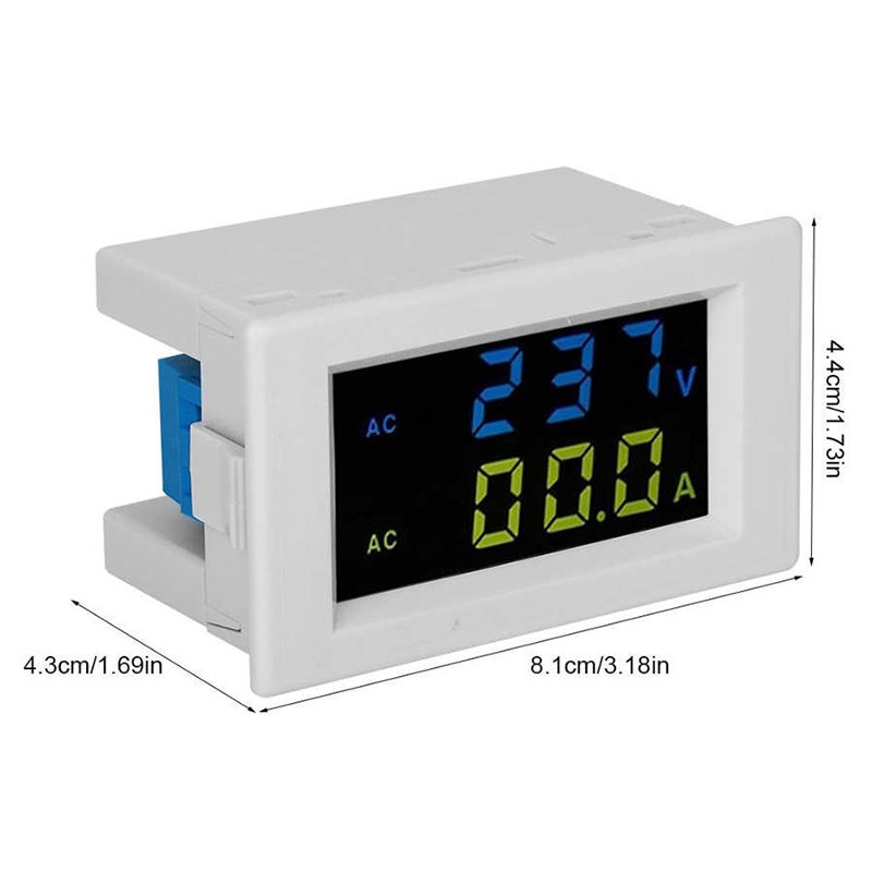 Đồng hồ vôn kế Ampe đo dòng điện áp màn hình đơn / đôi D85-2042A 100A màn hình hiển thị kĩ thuật số