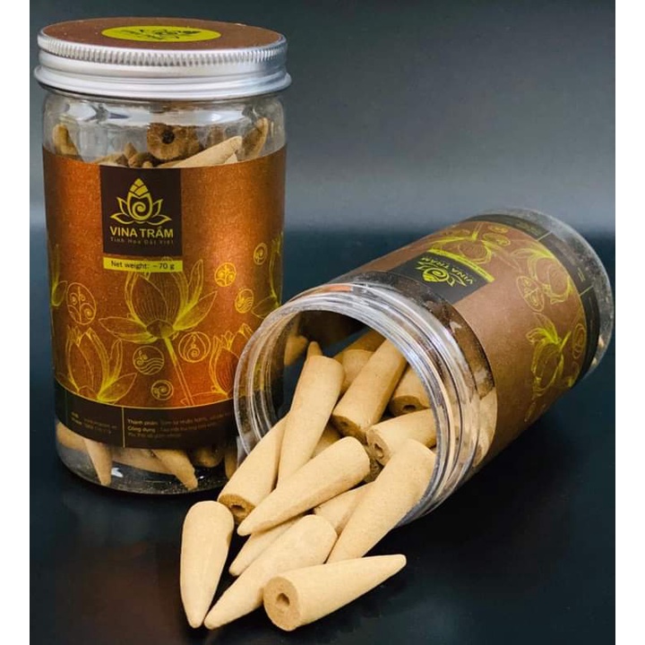 Nhang Nụ Trầm Hương Nguyên Chất Tài Lộc Nhị Phẩm – Hộp 70 Gram