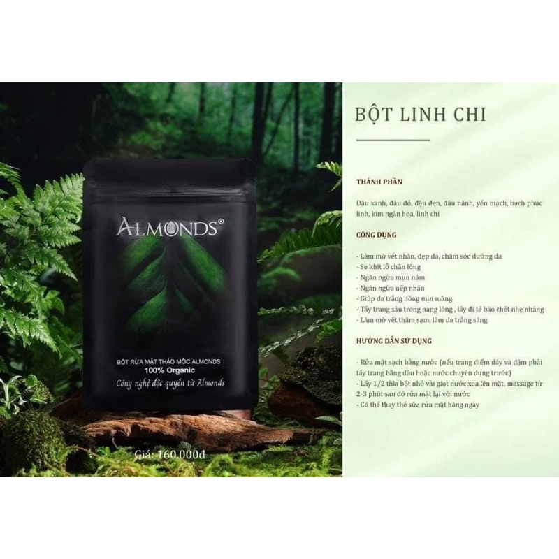 bột rửa mặt Almonds
