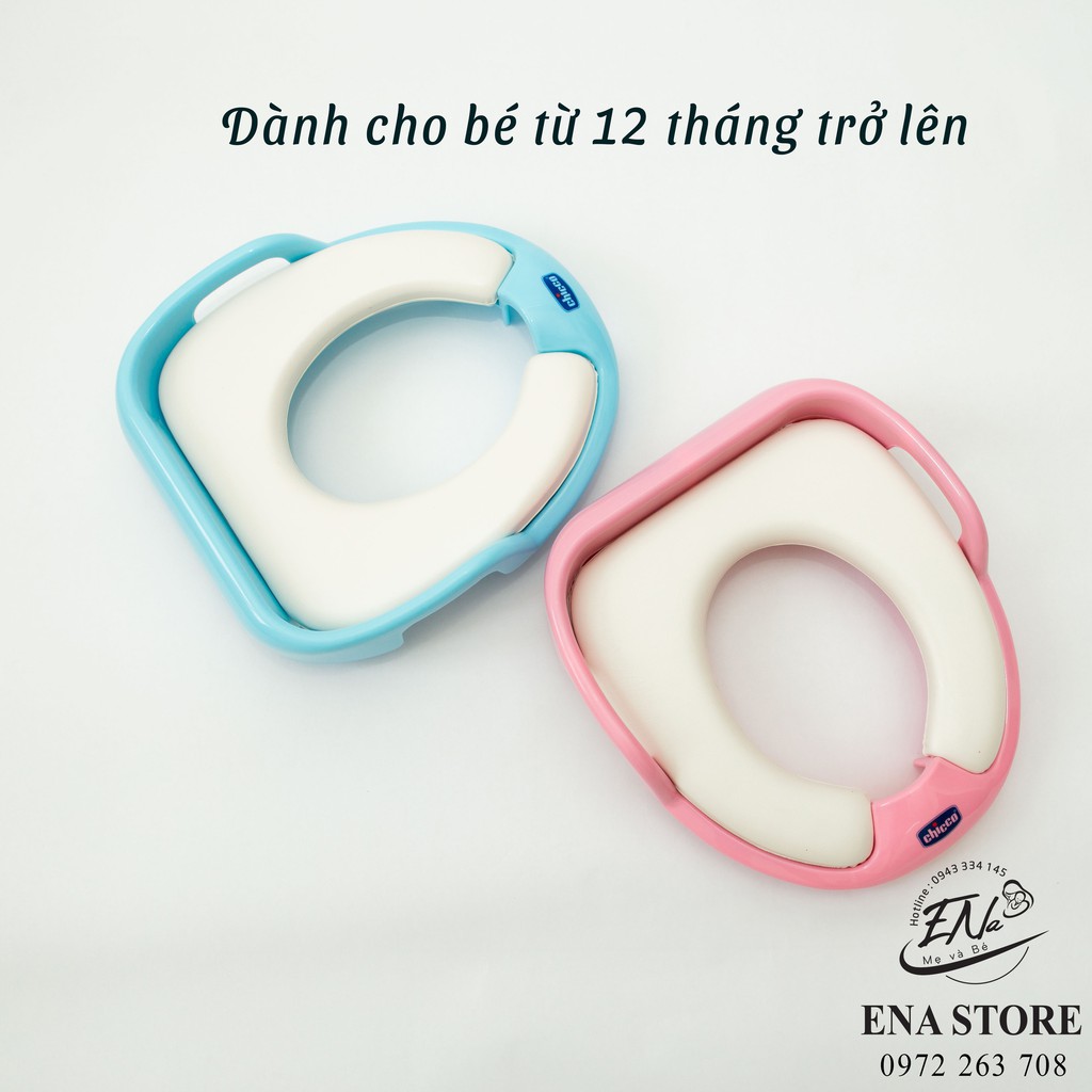 Bệ thu nhỏ bồn cầu Chicco chính hãng, Bệ toilet, lót bồn cầu cho bé