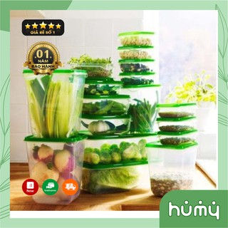 Set 17 hộp nhựa IKEA đựng thức ăn cao cấp