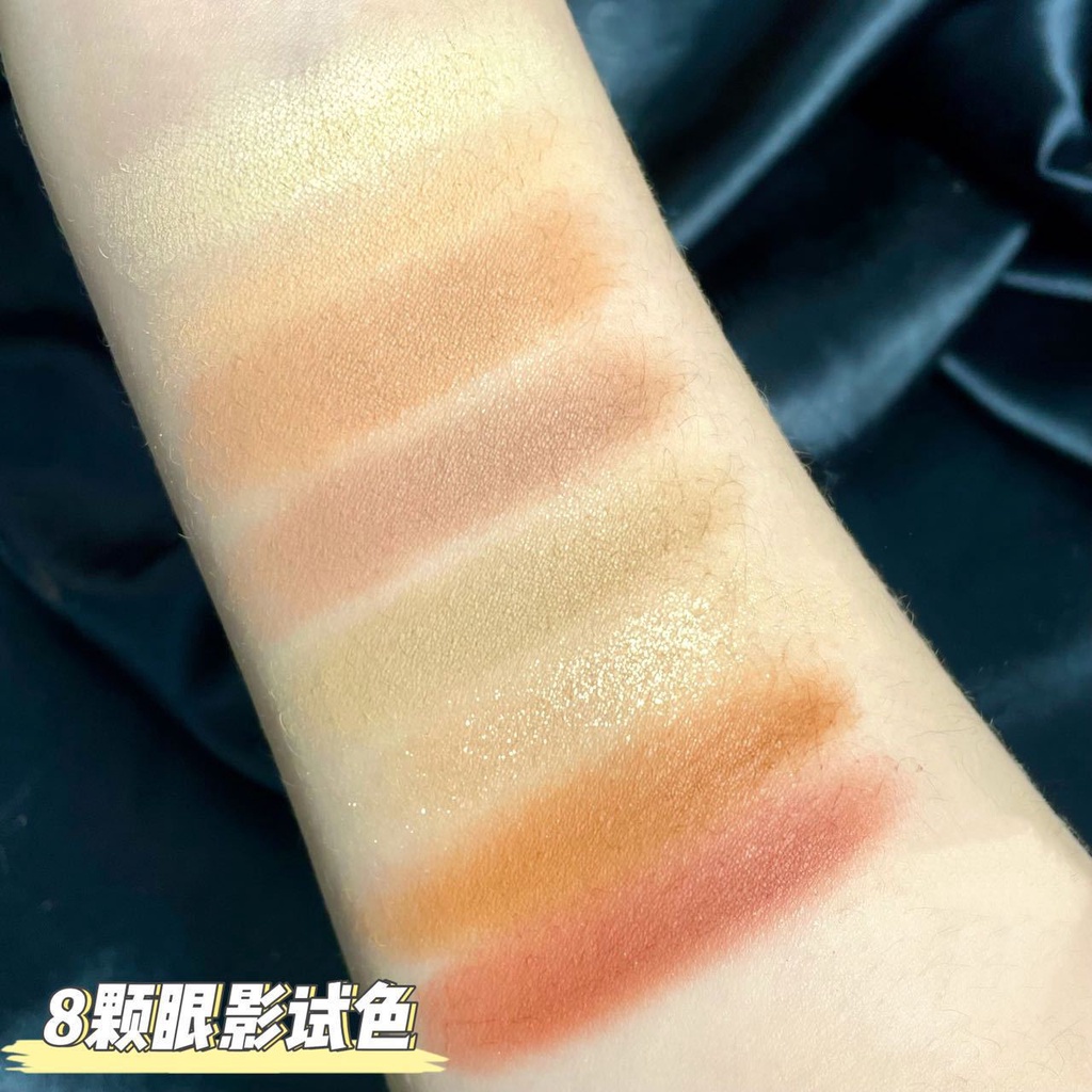 Bảng Phấn Mắt MUGE LEEN 15 Màu Tông Nâu &amp; Nâu Đậm Sắc Tố Trang Điểm Lâu Trôi Không Tì Vết