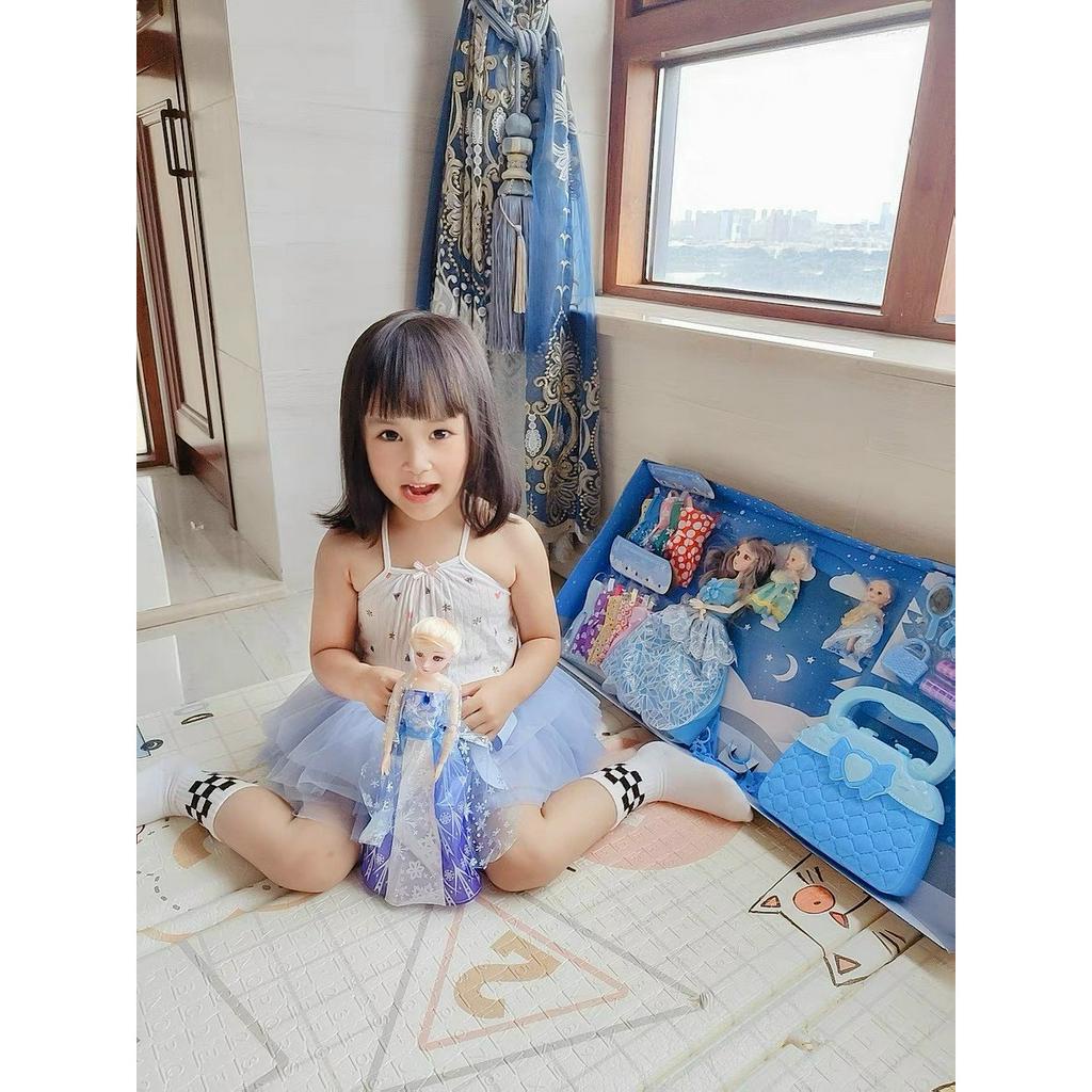 Đồ chơi bé gái - Búp bê ELSA - Búp Bê Tóc Mây - Quà tặng sinh nhật