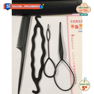 Sỉ 12 Bộ dụng cụ tạo kiểu tóc 4 món đa năng
