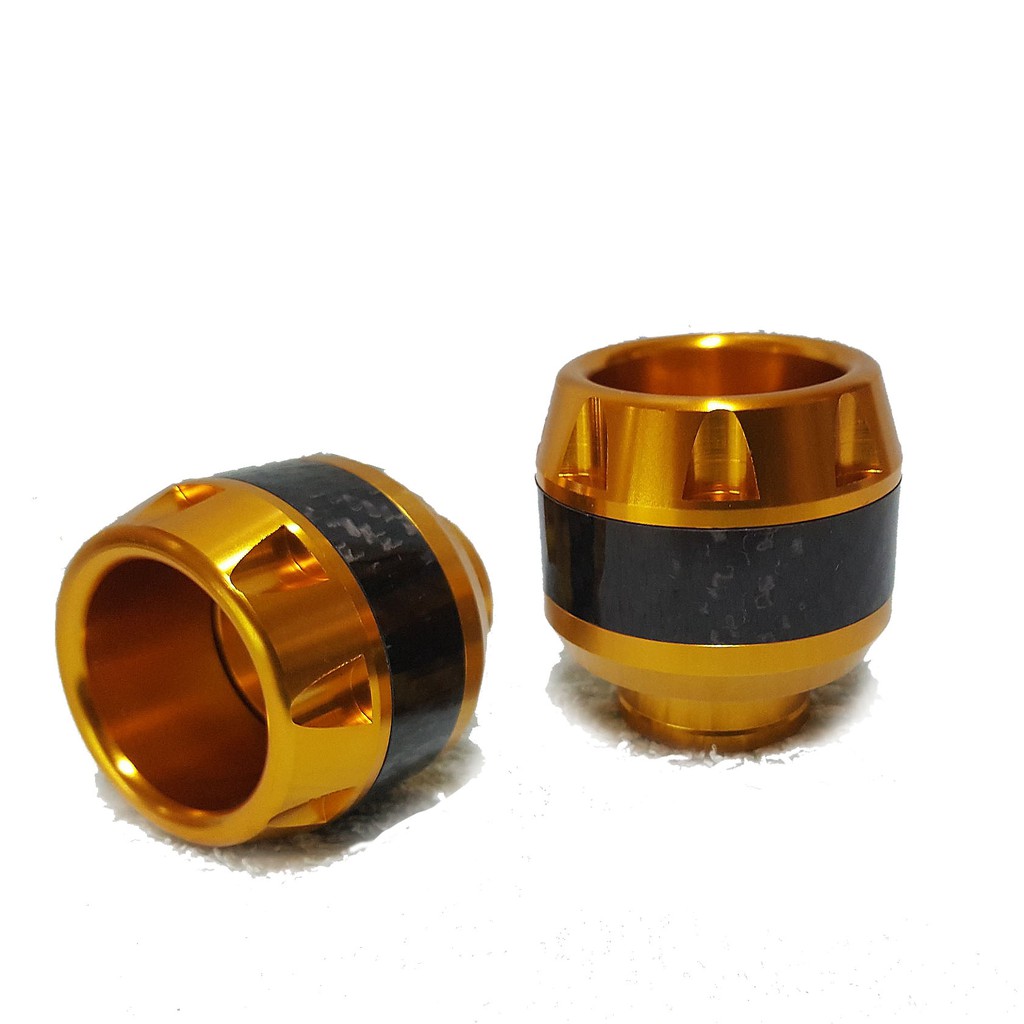 CHỐNG ĐỔ ĐÙM TRƯỚC- CARBON - CHO XE MÁY