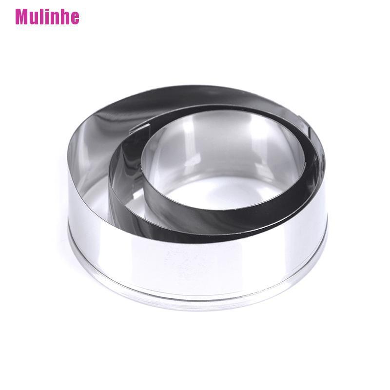 Bộ 3 Khuôn Cắt Bánh Quy Hình Tròn Bằng Thép Không Gỉ
