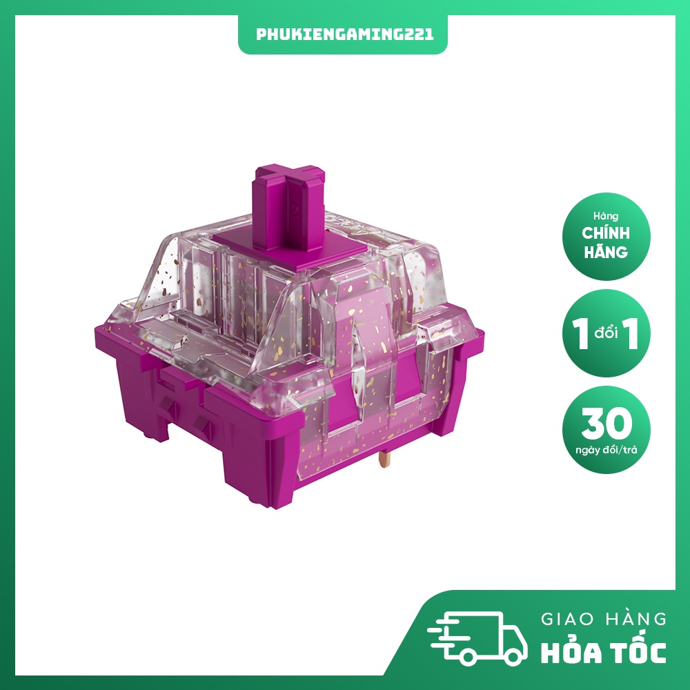 Công Tắc Bàn Phím Cơ - AKKO CS switch – Wine Red Đã Lube Sẵn
