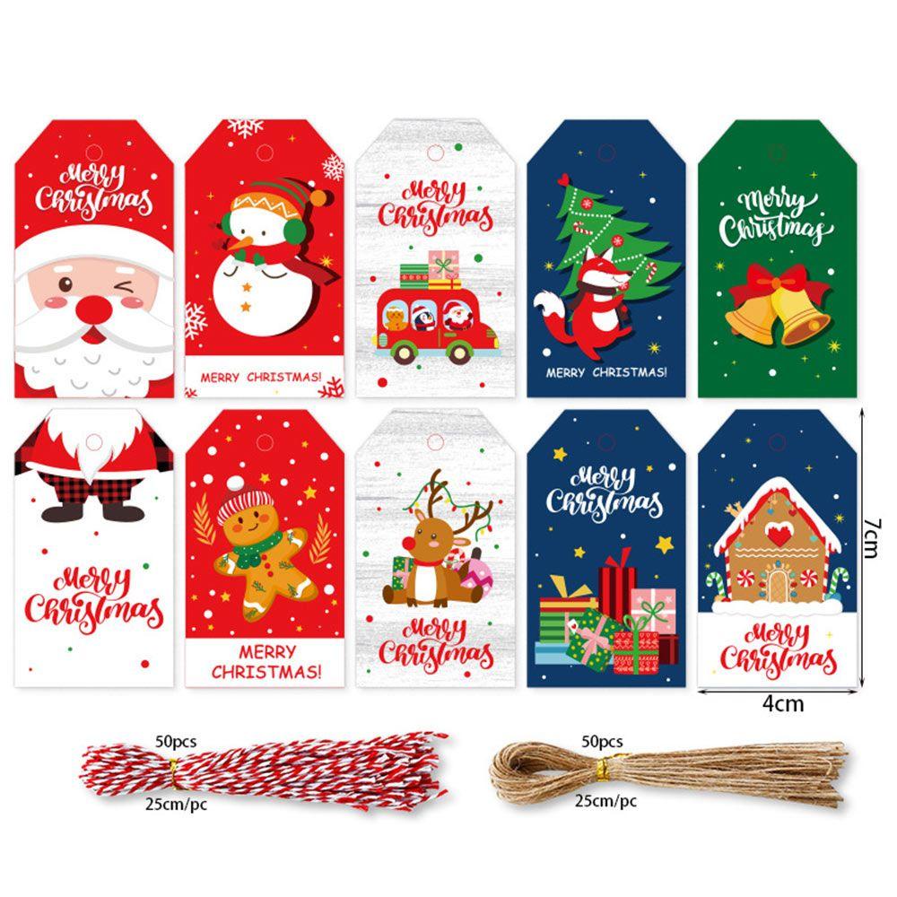 Set 100 Thẻ Giấy Kraft In Chữ