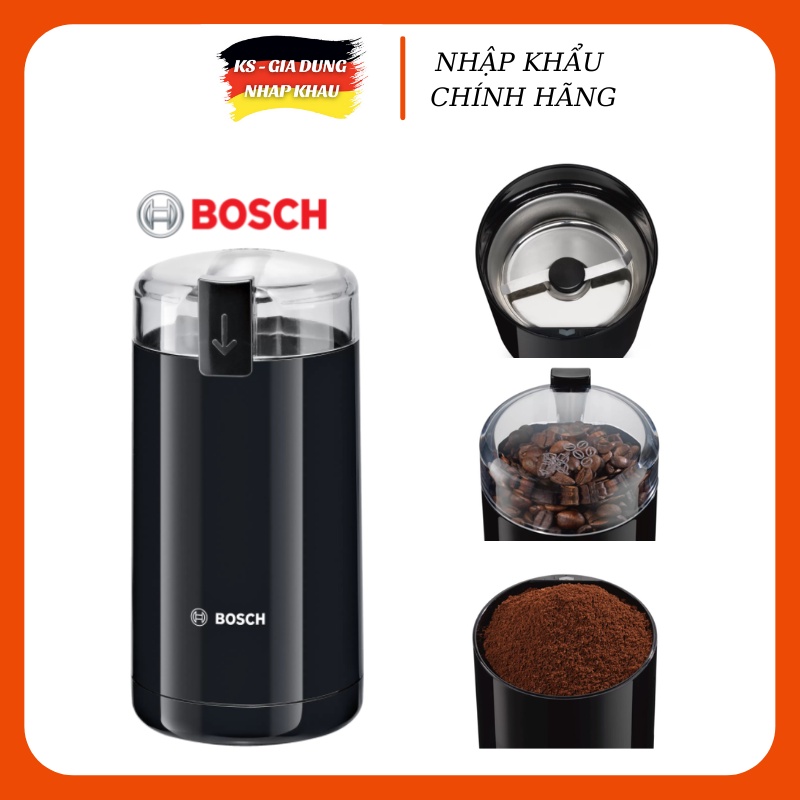 Máy xay cà phê cầm tay Bosch Haushalt TSM6A013B TSM6A013B Kaffeemühle Schwarz hàng cao cấp nhập khẩu Đức