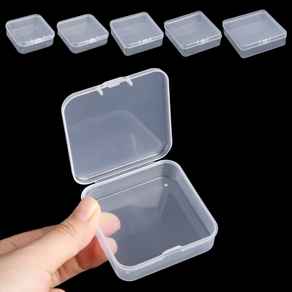 Hộp Nhựa Trong Suốt 5 Ngăn Đựng Phụ Kiện Câu Cá Tiện Lợi