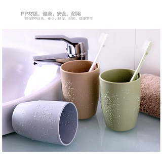 Ly nhựa đánh răng nhiều màu [350ml] [Nhựa PP]