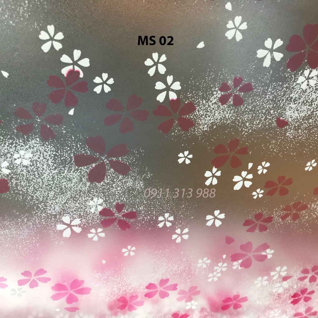 [20+ mẫu hỏa tốc]Decal dán kính khổ 0.9 mét có sẵn keo
