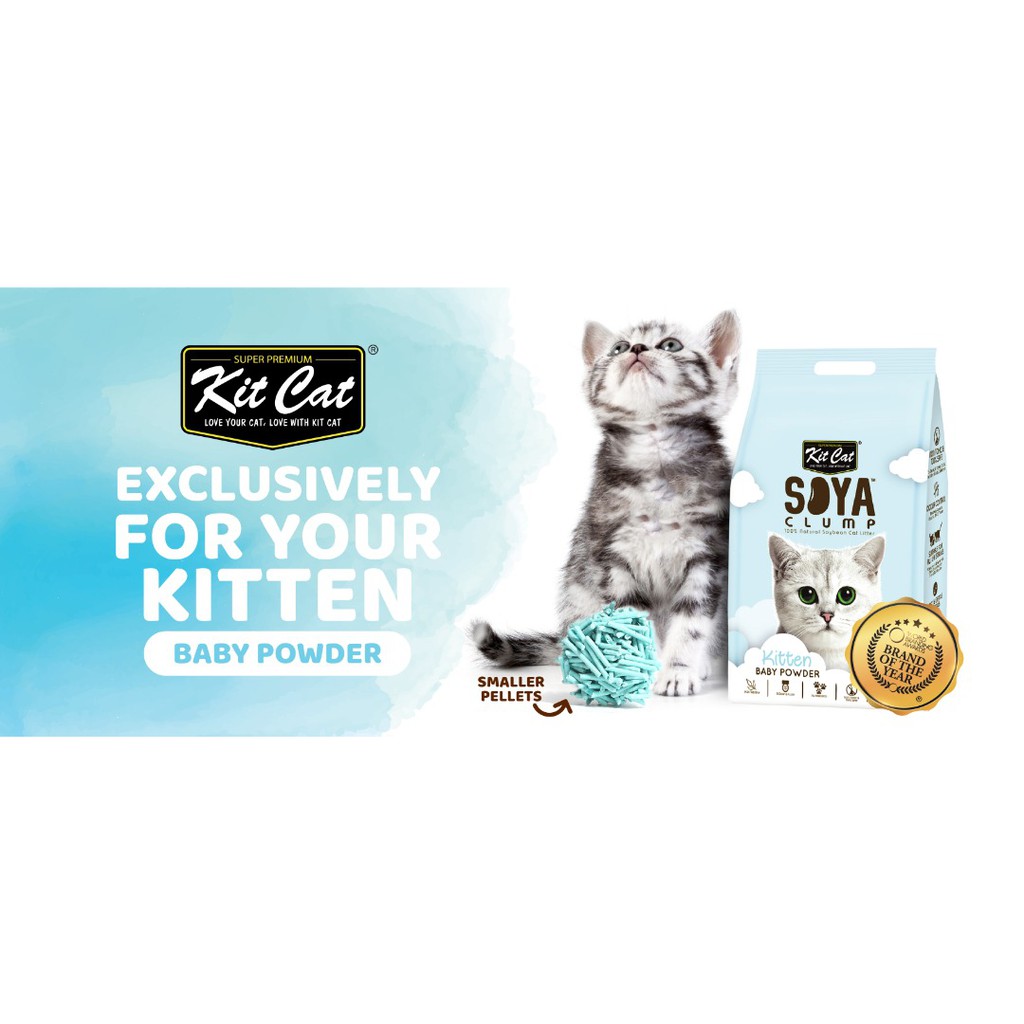 Cát Kit Cat Đậu Nành Soya cho mèo con 7L