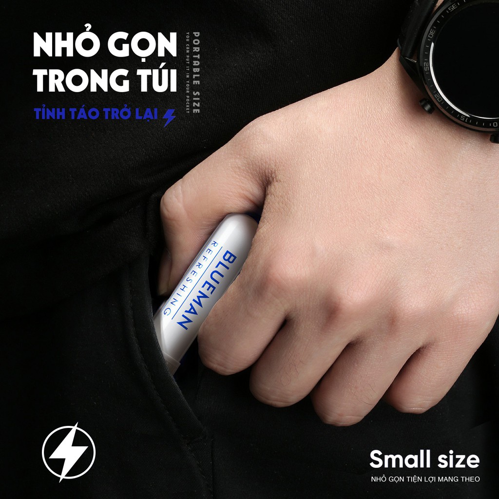 Ống Hít Thông Mũi Bạc Hà Sảng Khoái Blueman 2ml ZL103