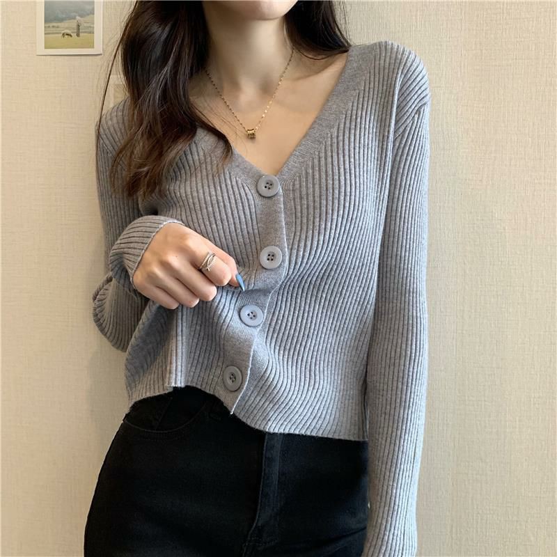 Áo Khoác Cardigan nữ cổ tim cực xinh