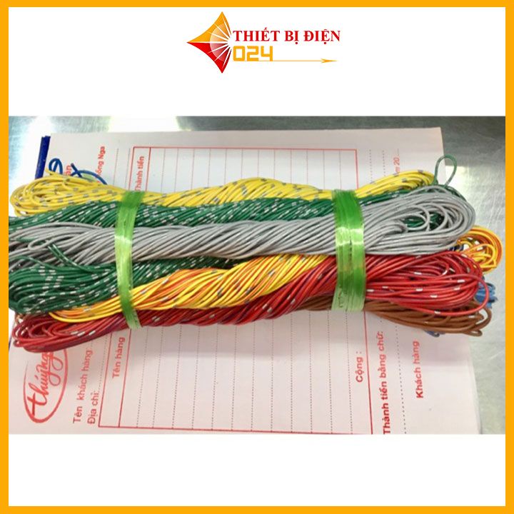 Cuộn 100 mét dây điện nhật lõi đồng 0.3mm, 0.5mm, 0.85mm, 1.25mm, 2mm chuyên dùng cho ô tô xe máy