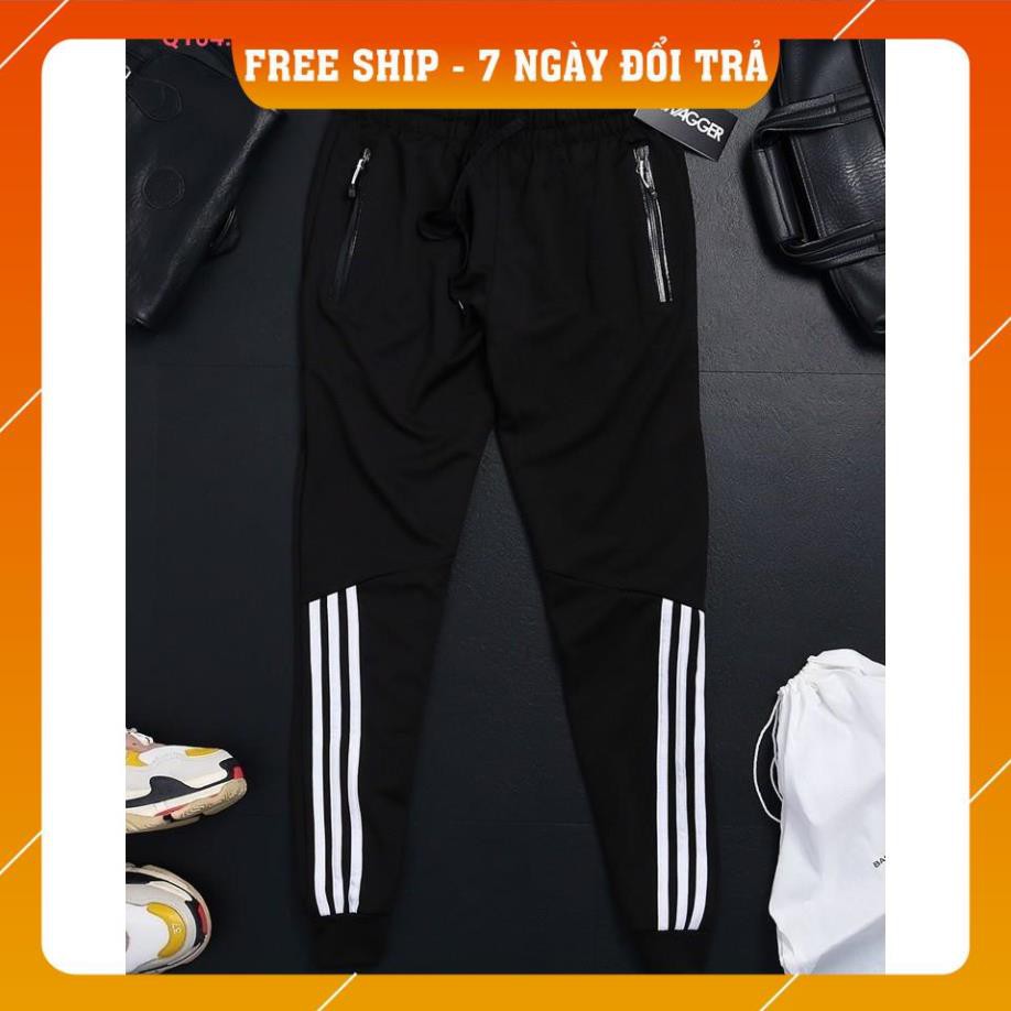 Quần jogger nỉ [Giá Sập Sàn] Quần Dài Thể Thao Nam Nữ Chạy Sọc Xương Cá Q104 mới nhất 2023