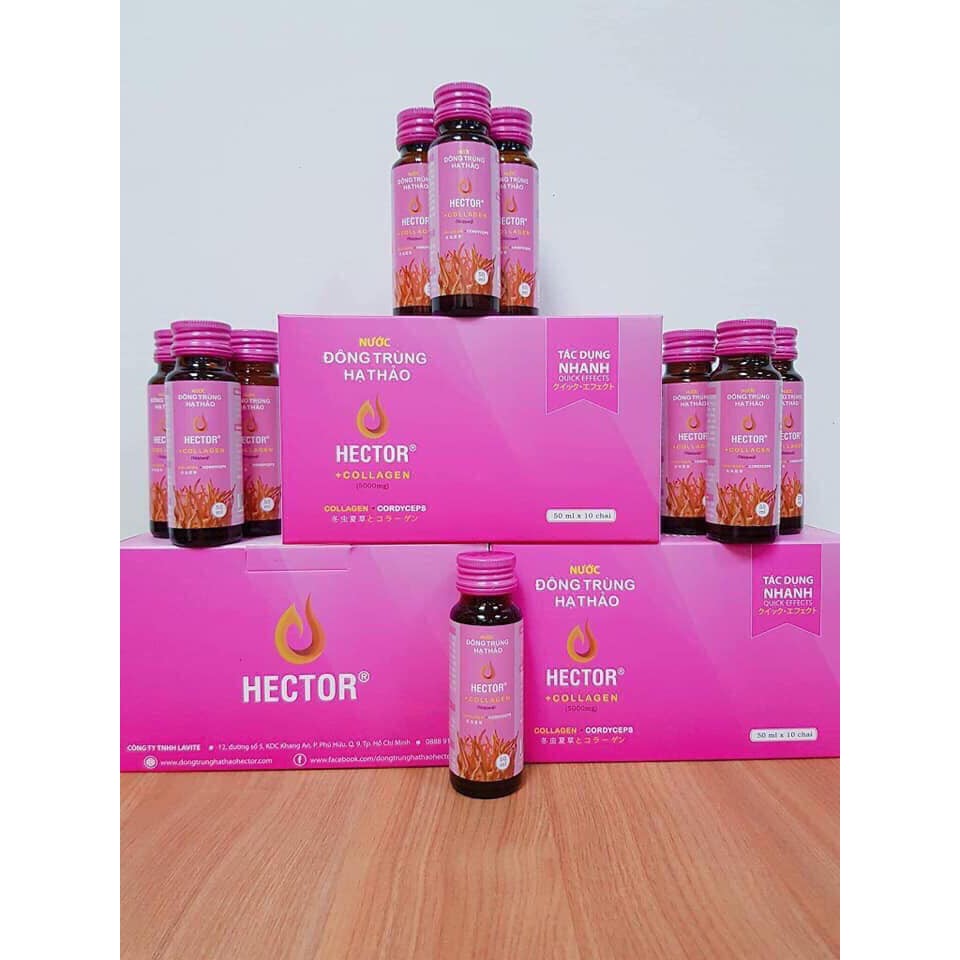 COMBO 3 HỘP ĐÔNG TRÙNG HẠ THẢO DẠNG NƯỚC KẾT HỢP COLLAGEN